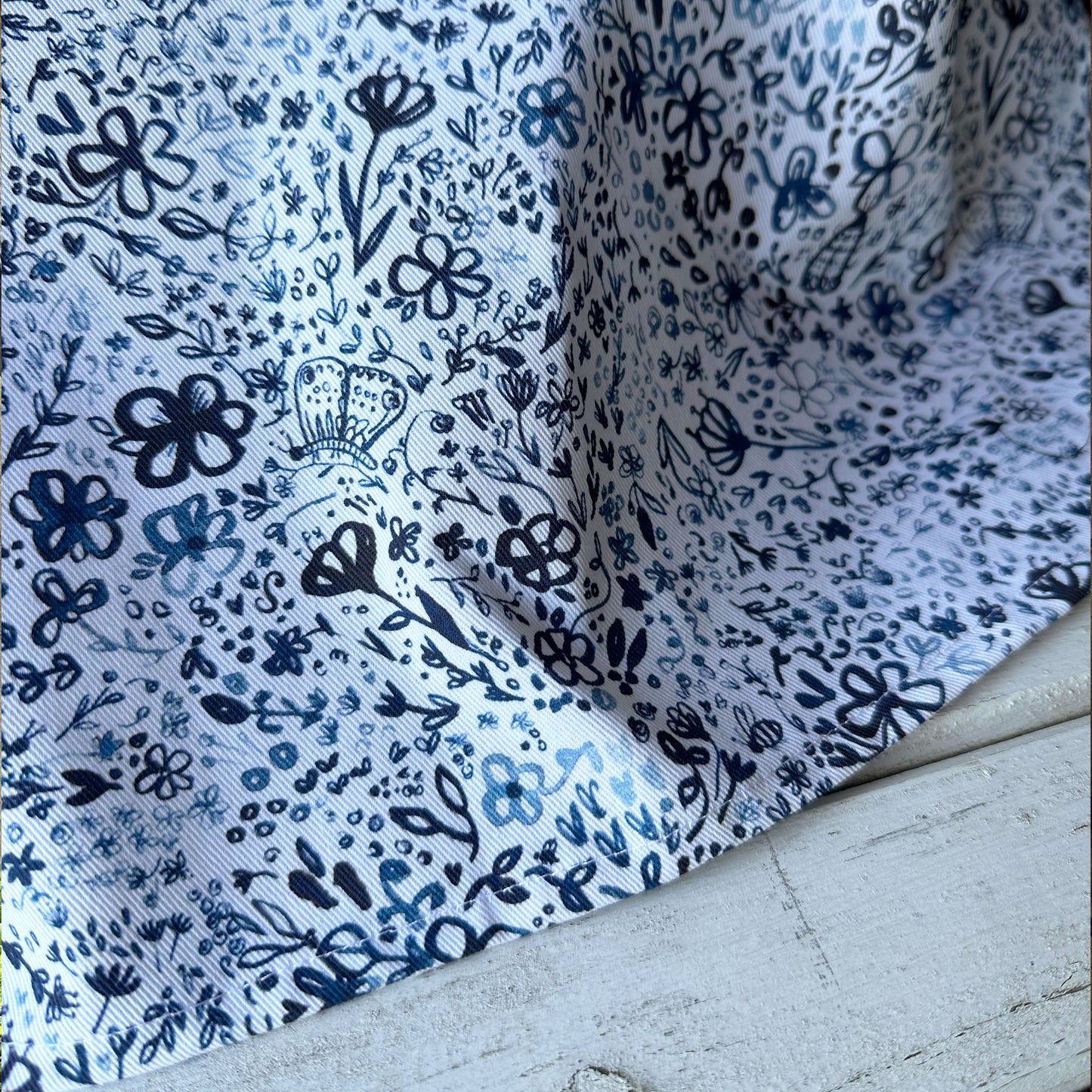 Indigo Butterfly Garden Apron
