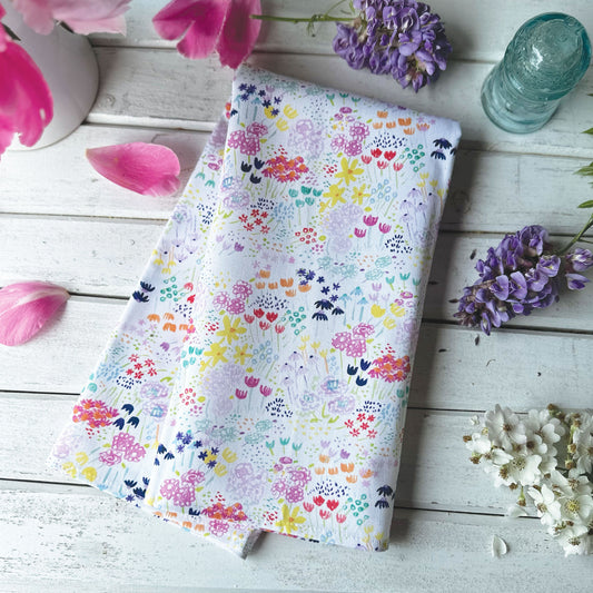 Pink Spring Cotton Tea Towel