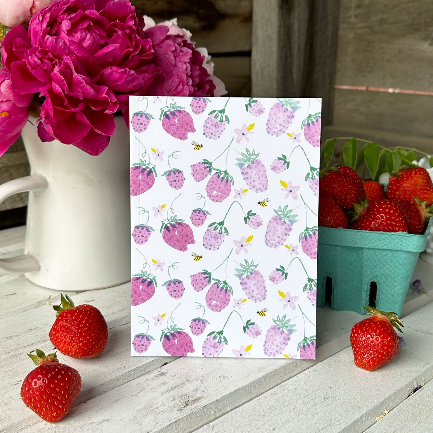 Strawberry Patch notebook