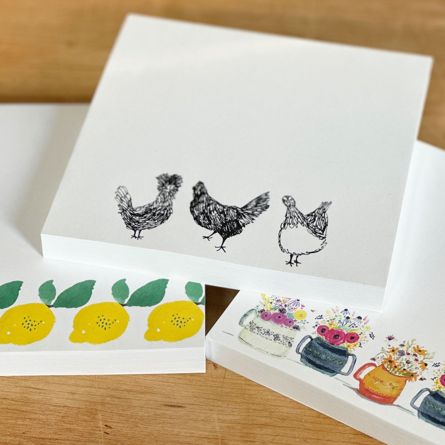 Lemon Rows notepad