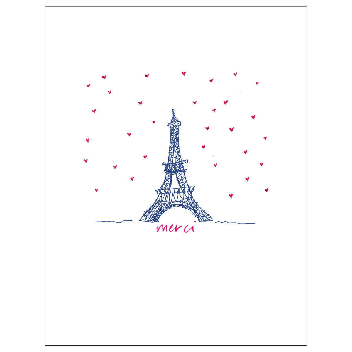 Merci thank you card