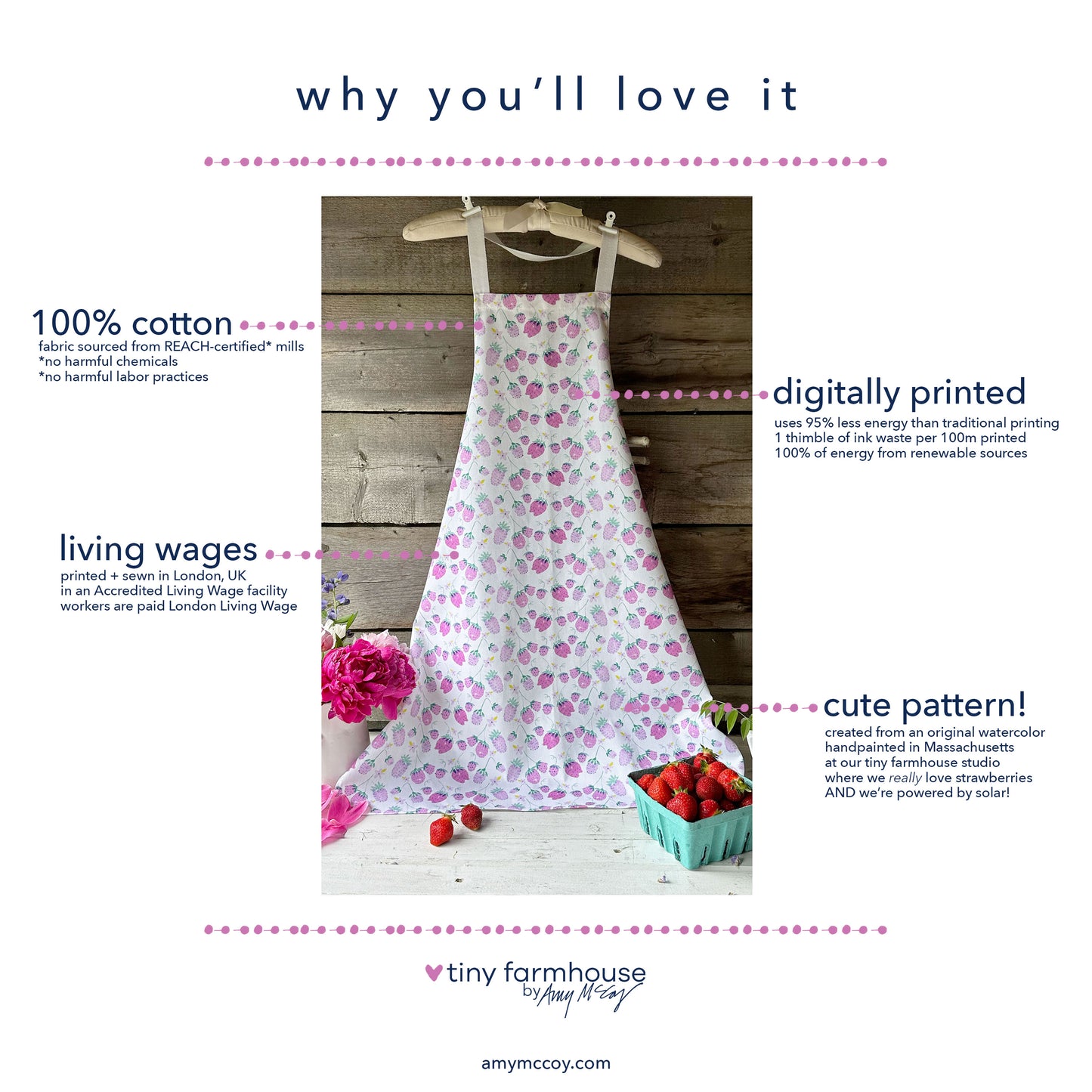 Strawberry Patch Apron