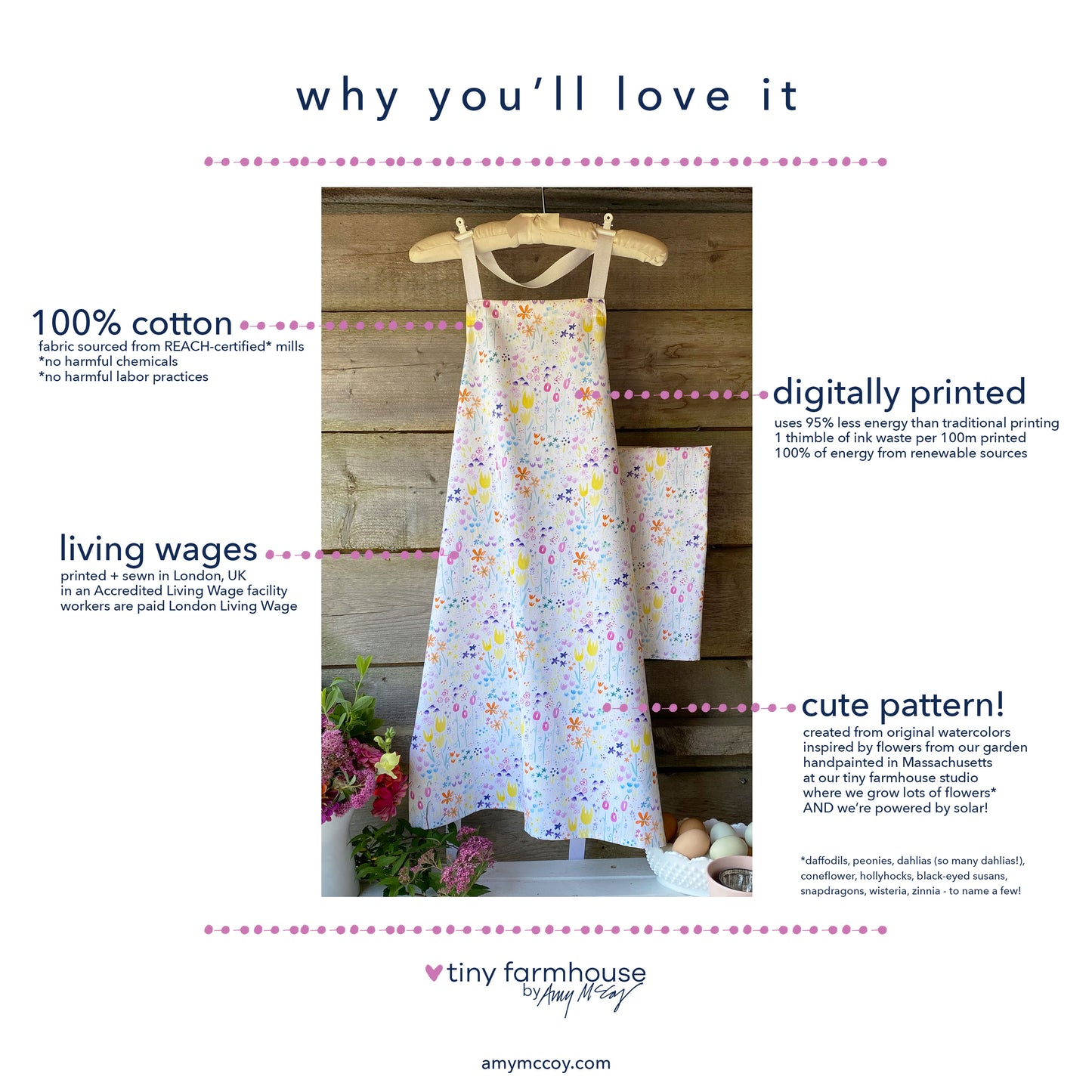 Yellow Tulip Garden Apron