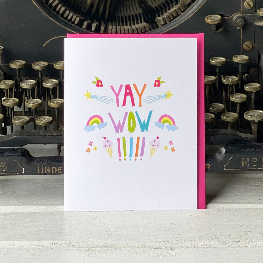 YAY WOW notecard - tiny farmhouse by Amy McCoy
