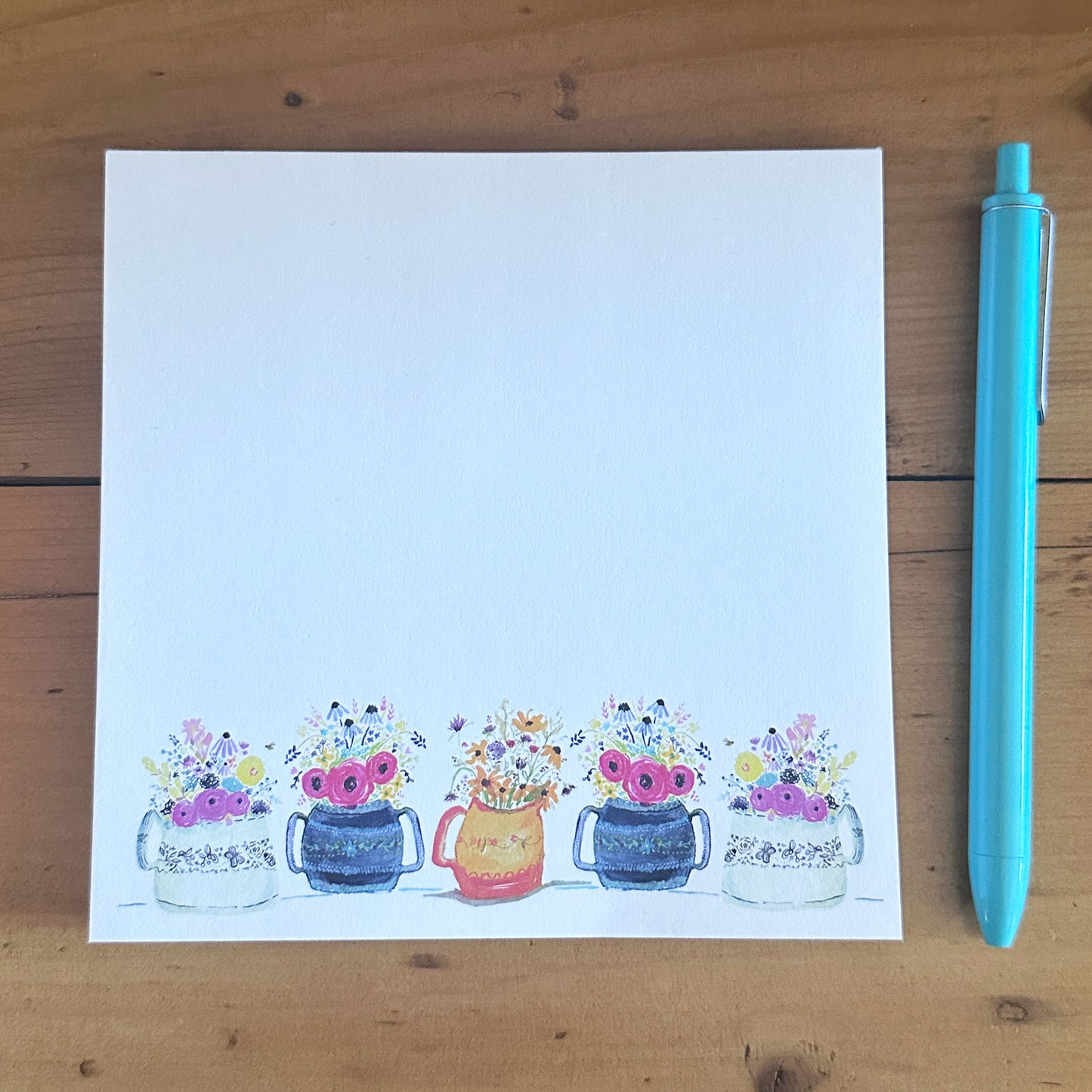 Cut Flowers notepad