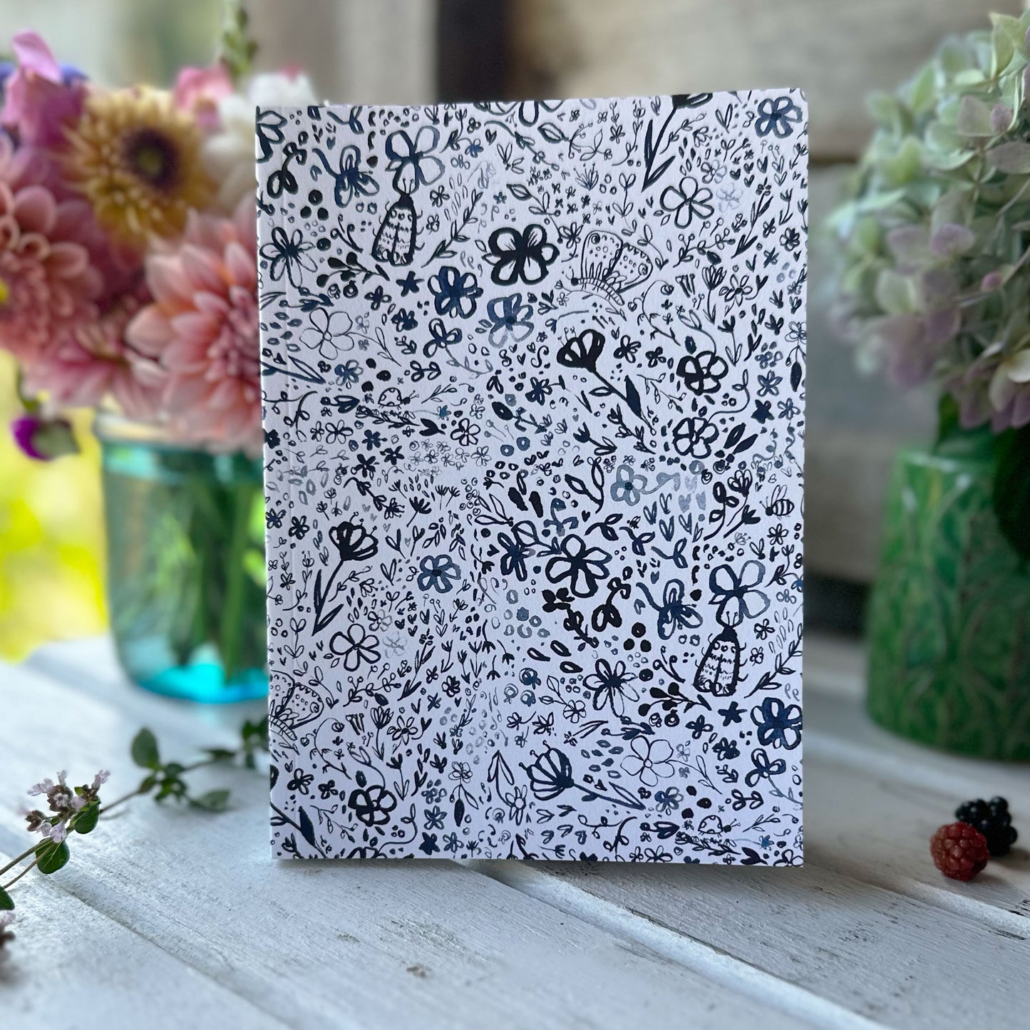 Indigo Butterfly Garden notebook