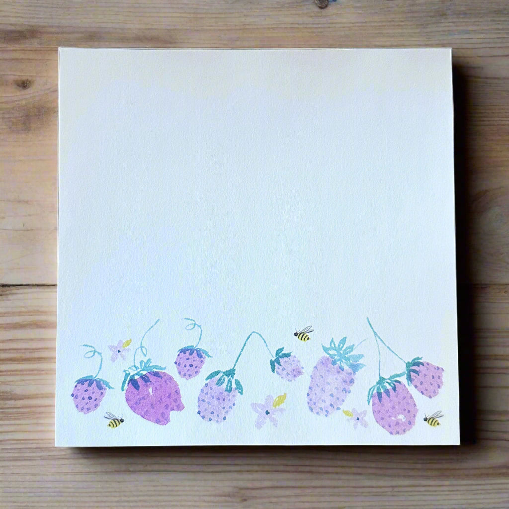 Strawberry Patch notepad