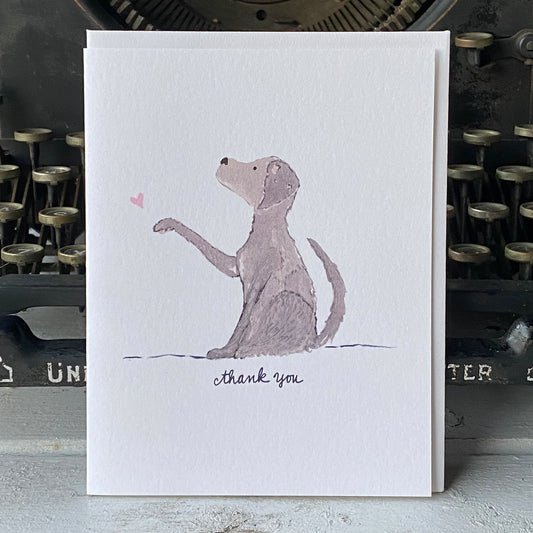 Puppy Thank You card