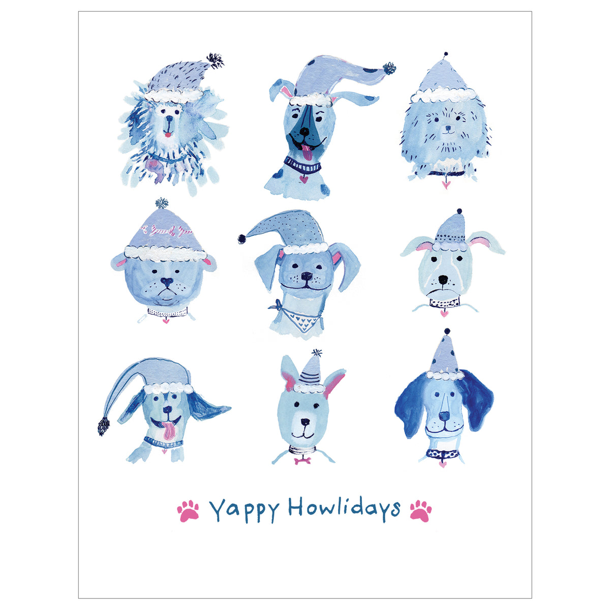 Yappy Howlidays card