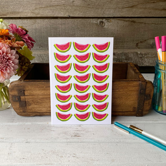 Watermelons journal - tiny farmhouse by Amy McCoy