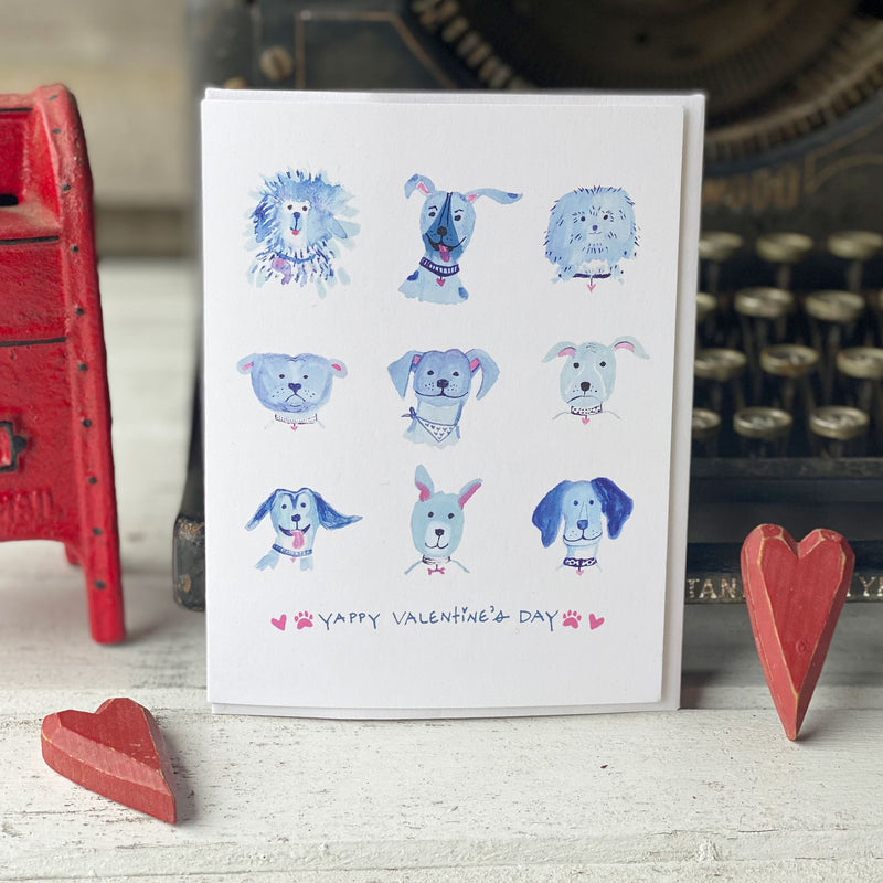 Yappy Valentine's Card - tiny farmhouse by Amy McCoy