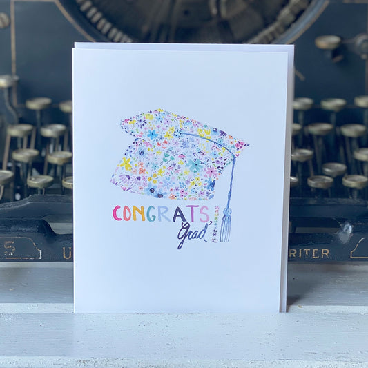 Congratulations Grad! Card - tiny farmhouse by Amy McCoy