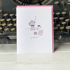 three blank-inside note cards illustrated & designed by Amy McCoy
