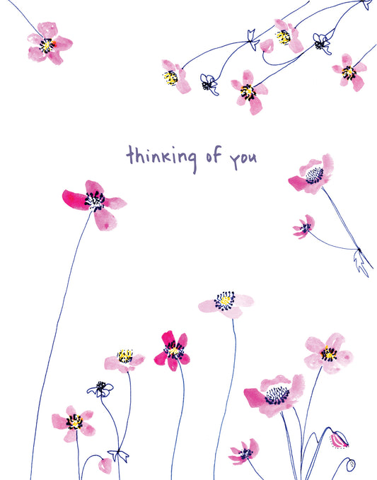 Thinking of You free printable card - tiny farmhouse by Amy McCoy