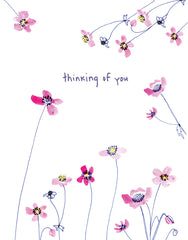 Thinking of You free printable card - tiny farmhouse by Amy McCoy